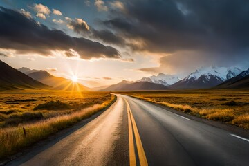 Landscapes on Denali highway.Alaska. Instagram filter