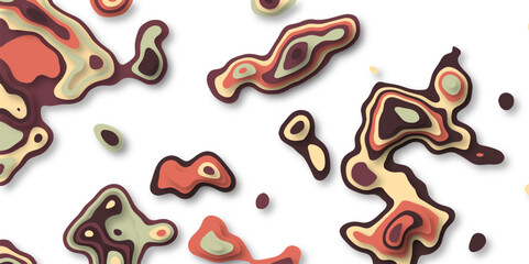 Abstract colorful paper cut background design .Abstract vector seamless pattern with shadows Trendy multicolor contemporary design for prints,flyers,banners,brochures,invitations,covers.