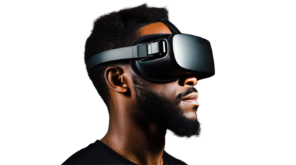 Man with VR Glasses
