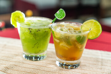 cocktail on the table