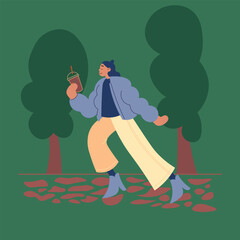 Coffeeshop Flat Illustrations