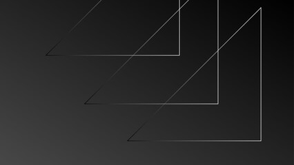 Modern Dark futuristic geometric background. Futuristic hi-technology concept. Horizontal banner template. Suit for cover, banner, brochure, corporate, poster, presentation, website