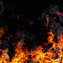 Fototapeta na wymiar fire, fogo, chamas, faíscas, flame