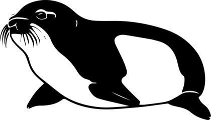 Obraz premium Crabeater Seal icon 3