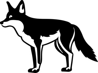 Fototapeta premium Coyote icon