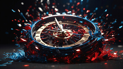smashed clock on the ground time running out Deadlines Unleashed: The Power of Effective Timing