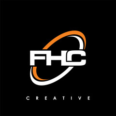 FHC Letter Initial Logo Design Template Vector Illustration