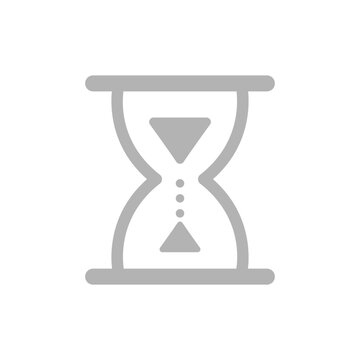 sand times icon on a white background, vector illustration