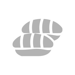 sashimi icon on white background, vector illustration