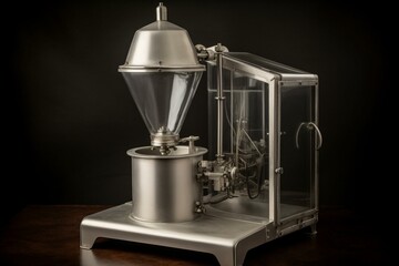 A beverage-making device for small-scale production. Generative AI