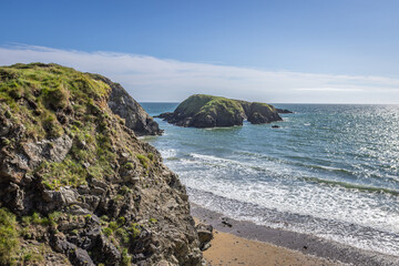 Fototapeta premium Ireland, Annestown - August 31 2023 