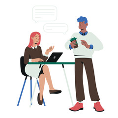 Business & Remote Work Flat Characters