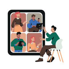Business & Remote Work Flat Characters