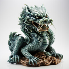 Chinese dragon statue, Jade Dragon
