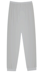 Grey  pajama bottom. vector illustration
