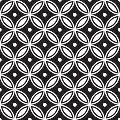 Fototapeta premium abstract seamless ornament pattern vector illustration