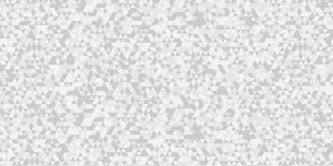Abstract geometric vintage and pattern background. Abstract triangle pattern. White triangles shape. Geometric gray background.