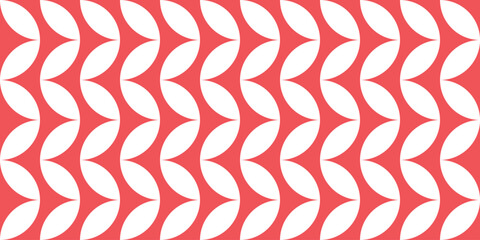 Seamless pattern with leaves. Abstract geometric pattern background. Modern banner bauhaus swiss style.