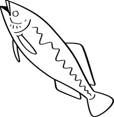 cartoon fish illustration.