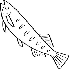 cartoon fish illustration.