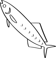 cartoon fish illustration.