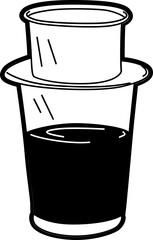 Vector Coffee Themed Element