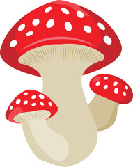 Mushroom vector image or clip art
