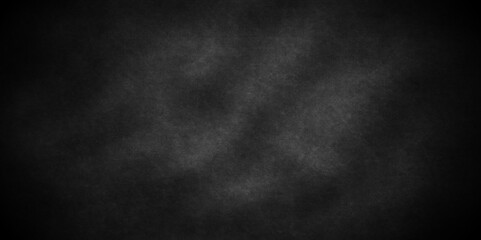 Obraz na płótnie Canvas Modern Black texture chalk board and black board background. stone concrete texture grunge backdrop background anthracite panorama. Panorama dark grey black slate background or texture.