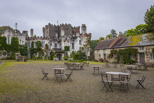 Ireland, Clonegall - August 31 2023 "Huntington Castle and Gardens in Clonegall town"