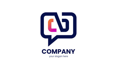 Chatting Message Logo, suitable for your business and graphic needs.