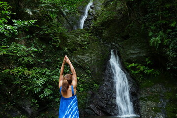 Kijoka Seven Falls in Okinawa - 沖縄 大宜味 喜如嘉の七滝