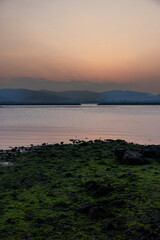 Laredo's Breathtaking Sunset: The Majestic Confluence of River As n at the Northern Spanish Coast