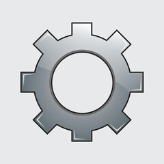 gear icon vector illustration