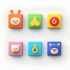 幼稚園（3Dピクト）
