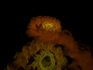 Imaginatory fractal abstract background Image