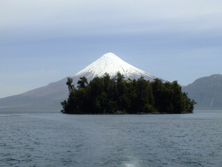 Petrohue region of the lakes of Chile
