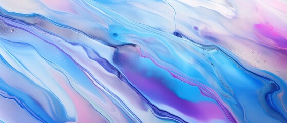 Fototapeta na wymiar Abstract aqua blue liquid marble surface design, Beautiful ocean fluid abstract paint background, blue ocean swirls fluid acrylic paint luxury background texture wallpaper