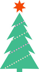 Abstract Christmas Tree