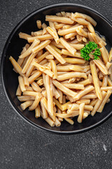 string beans yellow canned food delicious bean cooking appetizer meal food snack on the table copy space food background rustic top view keto or paleo diet vegetarian vegan