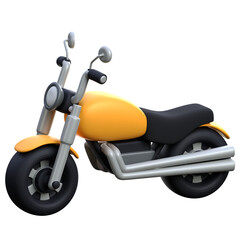 motorcycle 3d icon design