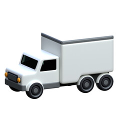 truck 3d icon design 