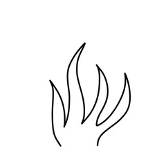 Tree flowers drawing nature elements