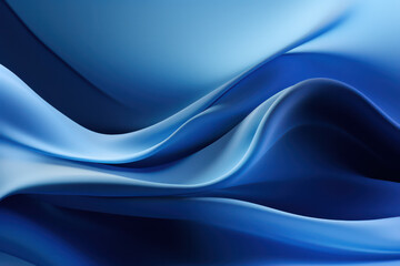 Elegance in Motion: Abstract Blue Curve Background, a Graceful Dance of Smooth Lines and Tranquil Tones