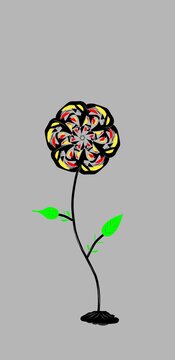 Flower plant vector new art