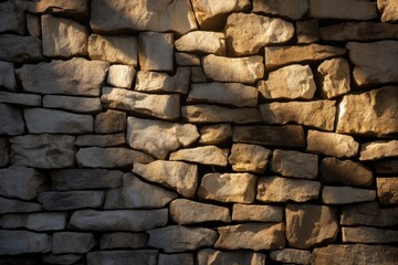 Fototapeta premium abstract pattern created by shadows and light on a rough stone wall