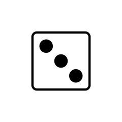 domino logo icon design vector