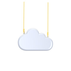 3d rendering of realistic cloud