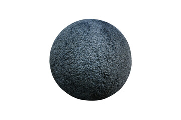 Obraz na płótnie Canvas granite sphere ball stone isolated on white background.