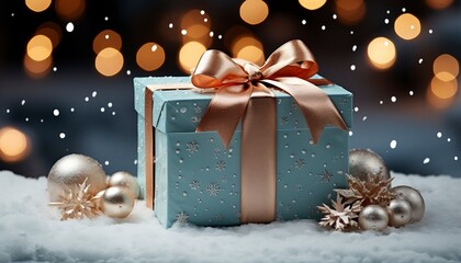christmas background with gift boxes