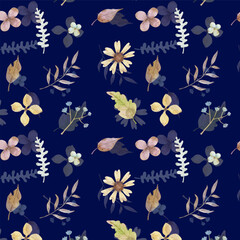 Obraz premium seamless pattern with flowers